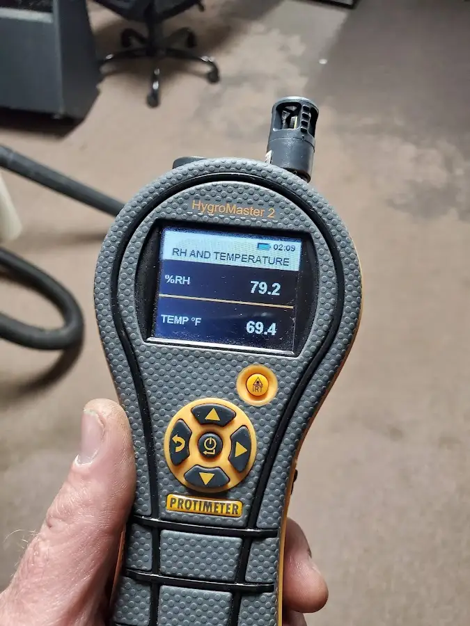 Moisture meter humidity assessment for Fire & Smoke Damage Restoration in Anaheim