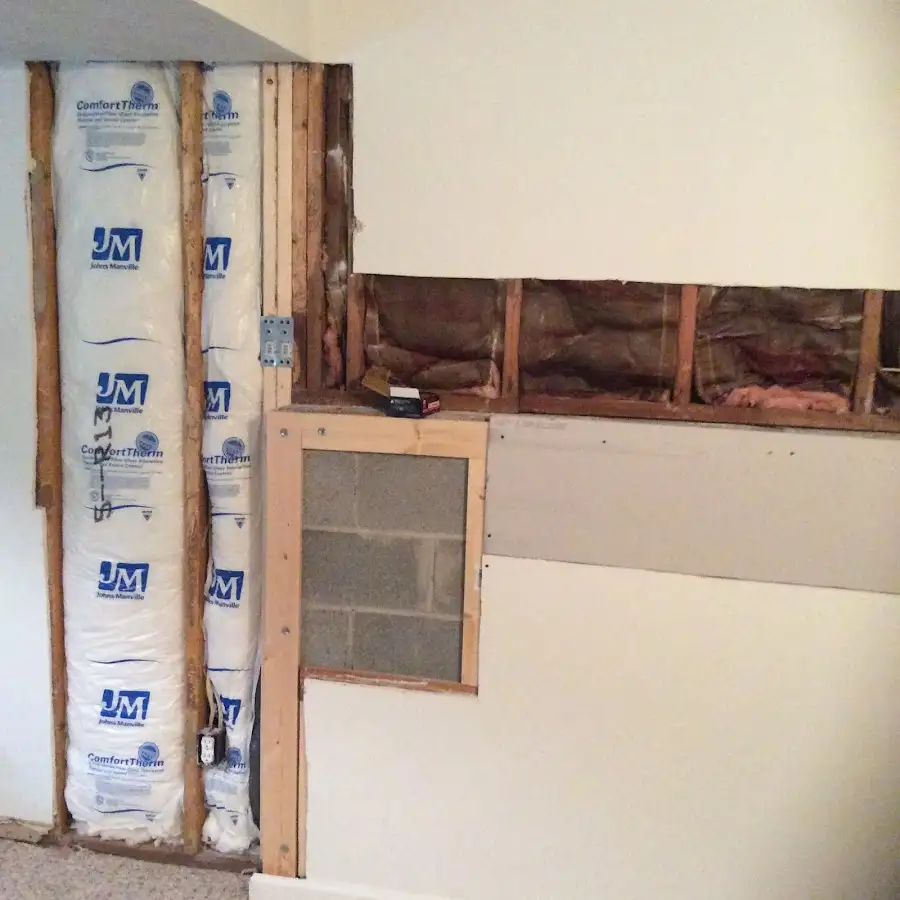 Wall insulation replacement during Odor Removal & Deodorization in Anaheim